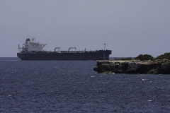 Caribische zee schepen op de rede