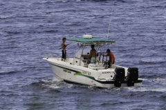 Boot van lokale vissers