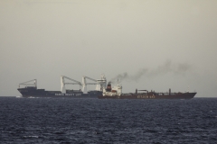 Caribische zee schepen op de rede