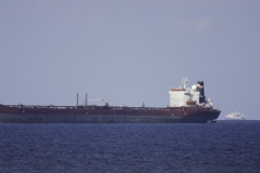 Caribische zee schepen op de rede